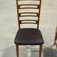 Mid-Century Faux Leather Dining Chair
