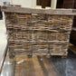 French Rectangular Grape Basket with 4 Handles Circa 1900