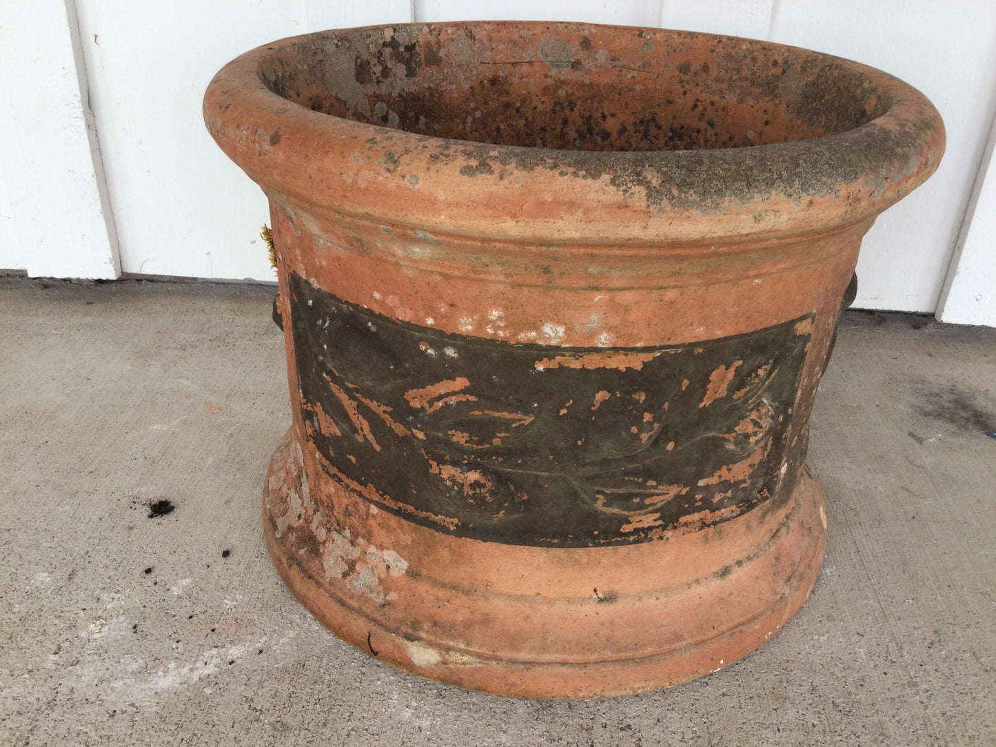 Terracotta Pot With Fruit Design