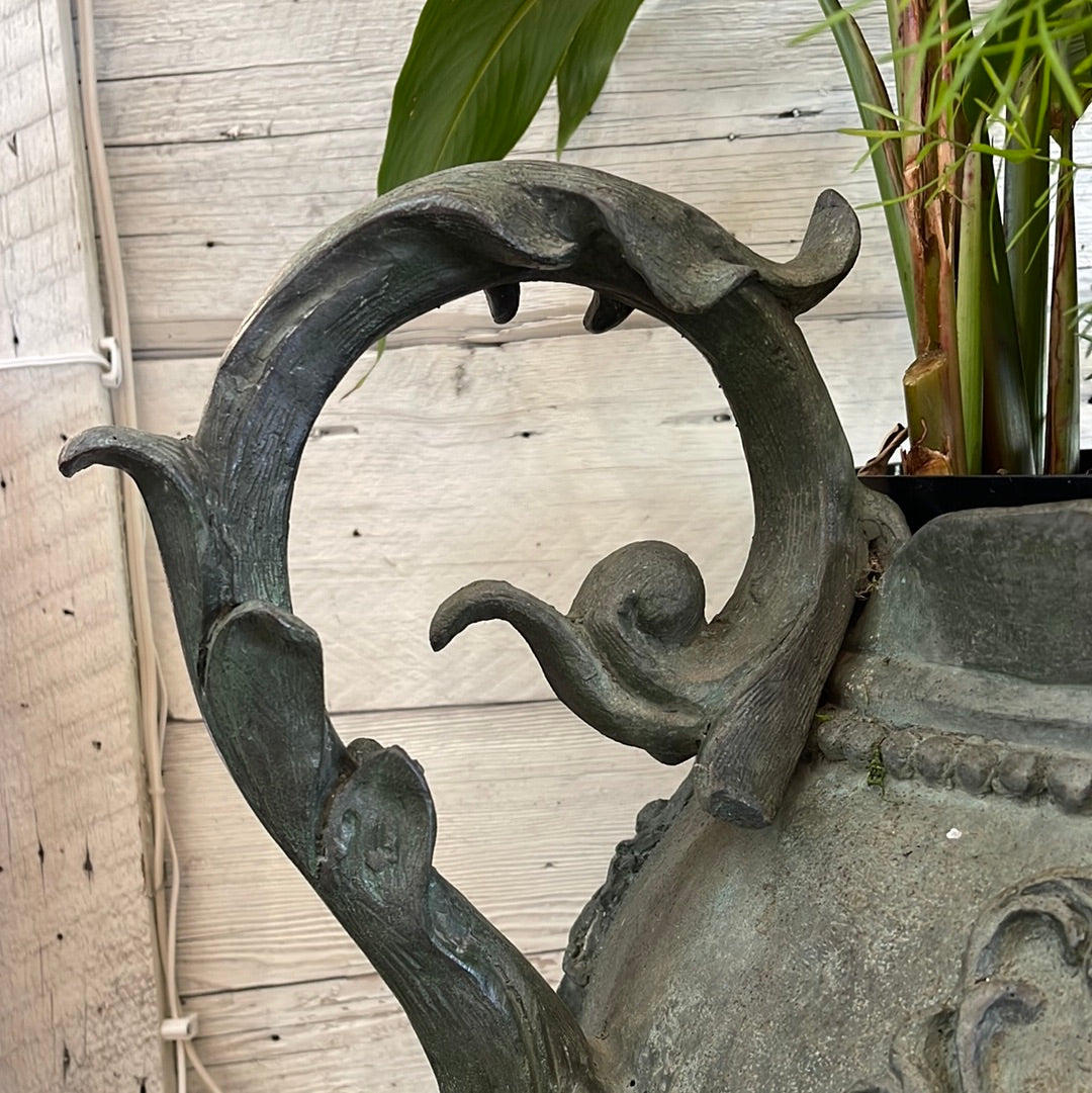 Green Bronze Urns