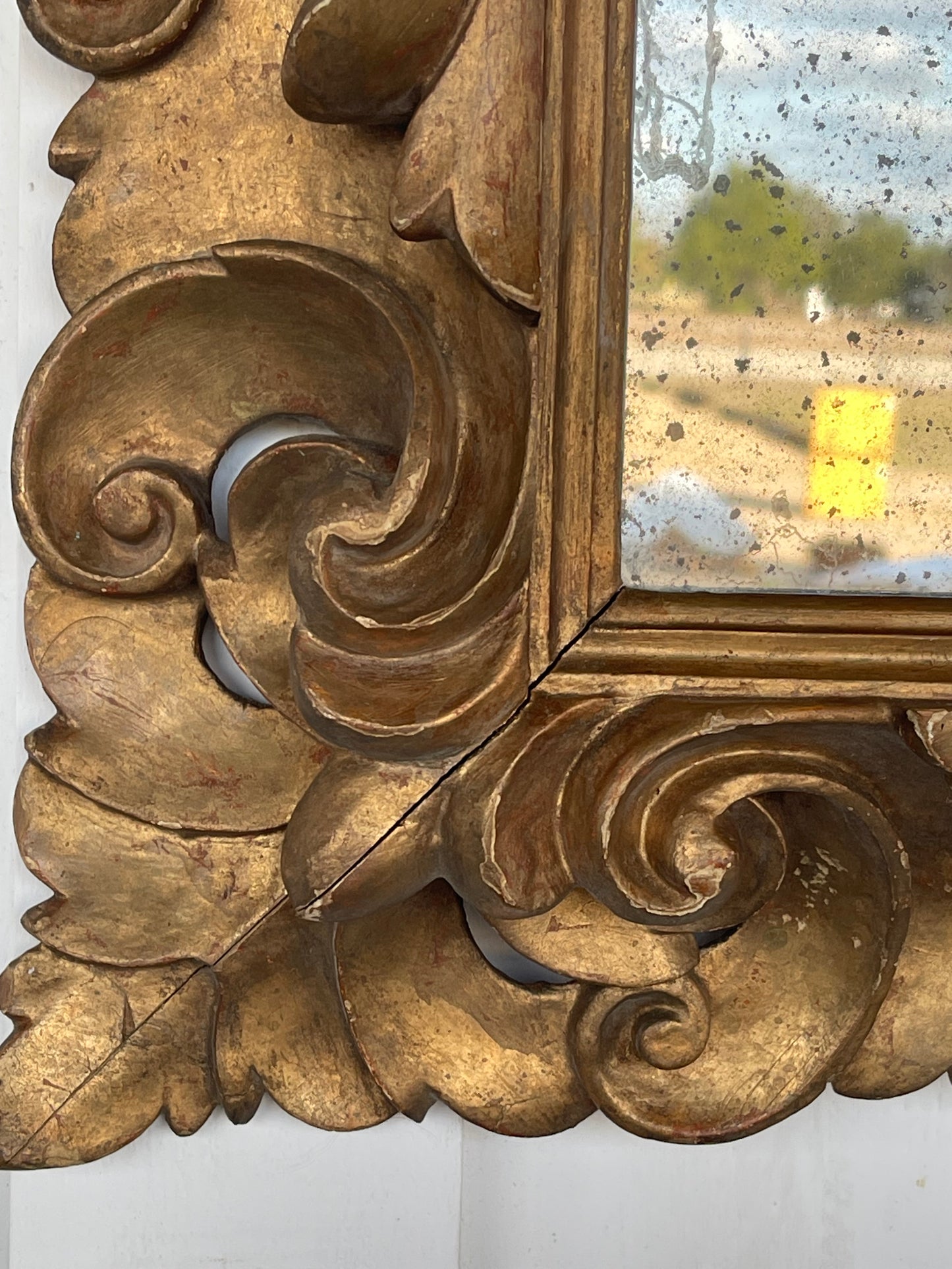 Carved Florentine Wall Mirror