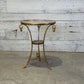 Mid-Century French Neoclassical Style Gilt Bronze and Marble Gueridon Side Table