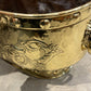 Large Oval Brass Jardiniere 1860