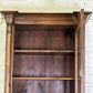 French Pharmacy Cabinet with Architectural Columns and Glass Front