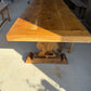 Late 19th Century French Large Oak Refectory Castle Table