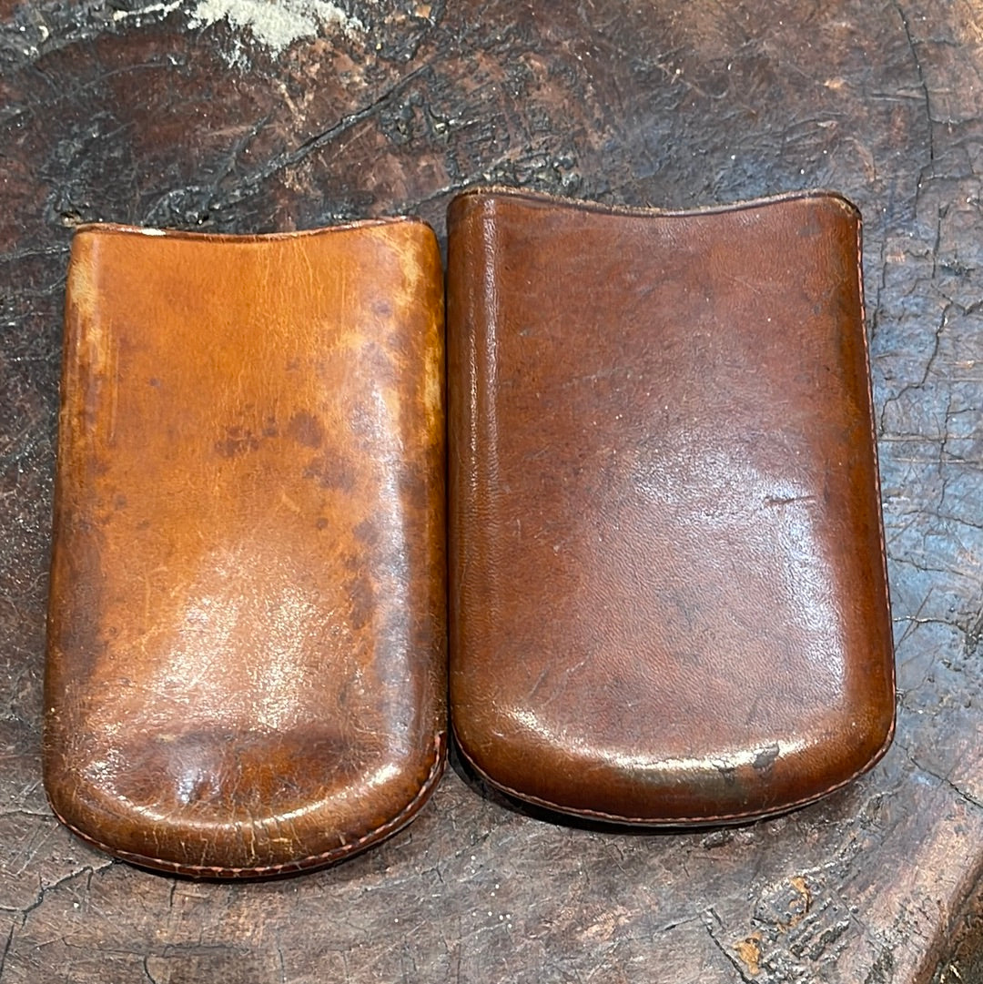 Small Leather Case Embossed with Crest