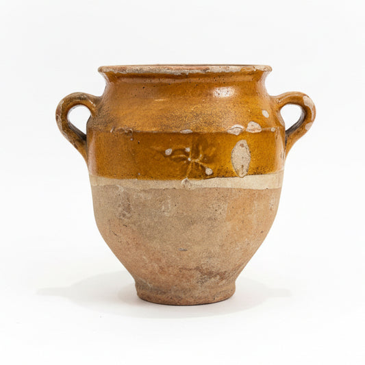 Italian Yellow Confit Pot Circa 1850