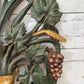 Large Pair of Antique Continental Carved Giltwood Harvest Wall Sculpture, Sold Individually