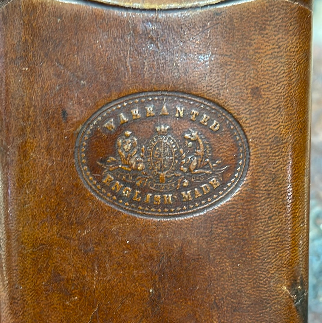 Small Leather Case Embossed with Crest