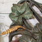 Large Pair of Antique Continental Carved Giltwood Harvest Wall Sculpture, Sold Individually