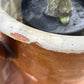 Brown Confit Pot Large Two Handles