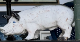 Terra Cotta Folk Art Piggy