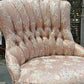 Blush Pink Upholstered Accent Chairs