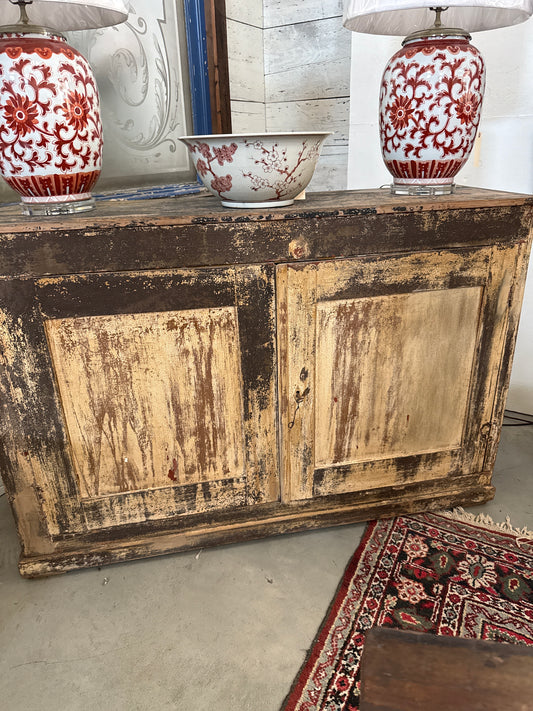 Large Painted Cabinet