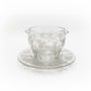 Glass Bowl Rinser With Dish