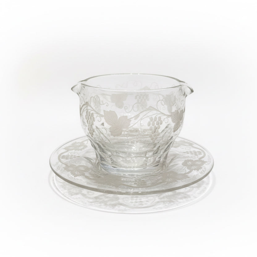 Glass Bowl Rinser With Dish