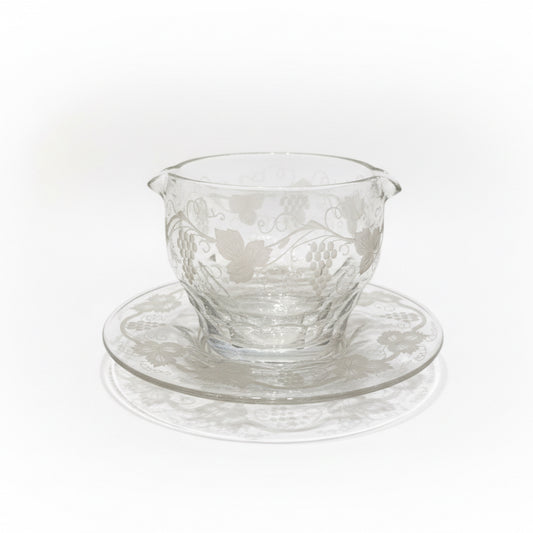Glass Bowl Rinser With Dish