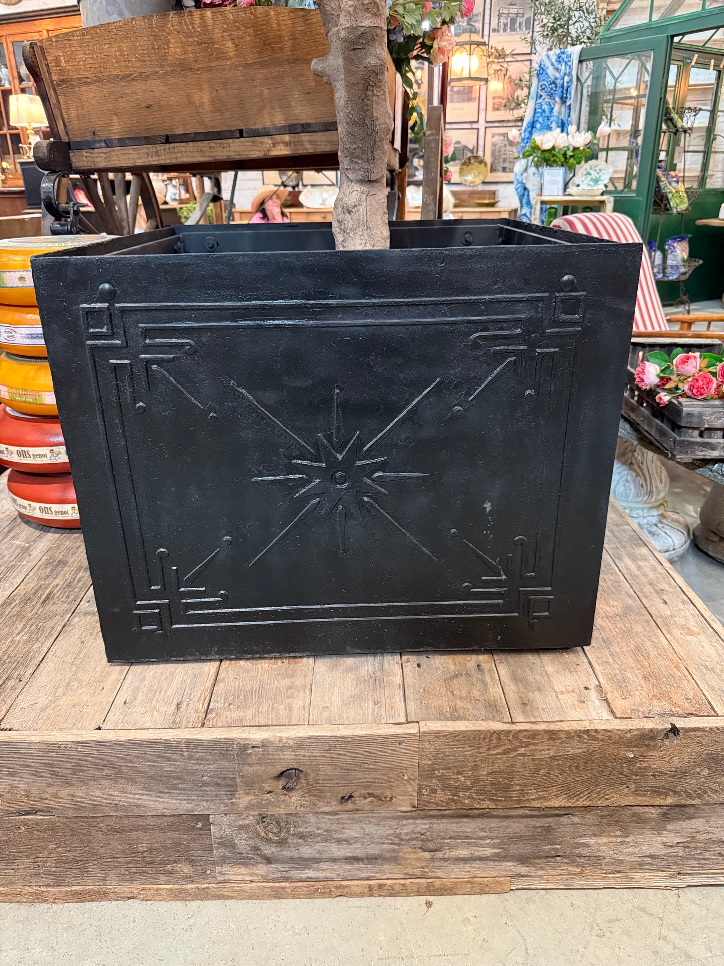 Rare Glasgow Scotland Cast Iron Foundry Planter Circa 1860 (2 Available)