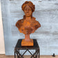 French Cast Iron Bust Circa 1900