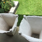 White Basket Weave Pot