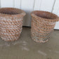 1920s UK Stone Planter in Rope Twist Design  - No Liner