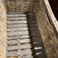 French Rectangular Grape Basket with 4 Handles Circa 1900