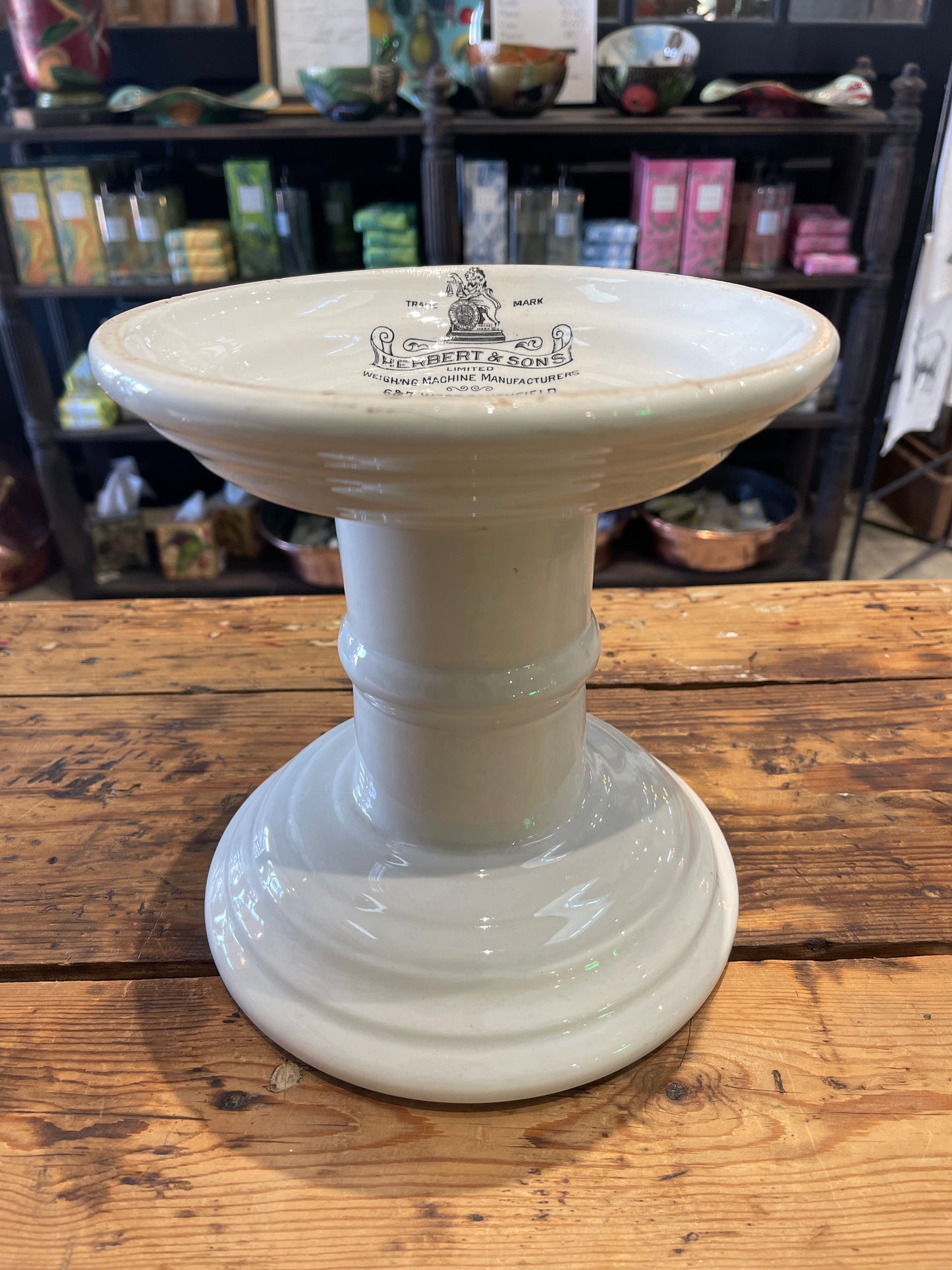 Ironstone Ham Stand Stamped Herbert & Sons Ltd