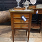 Three-Drawer Marble-Top Table