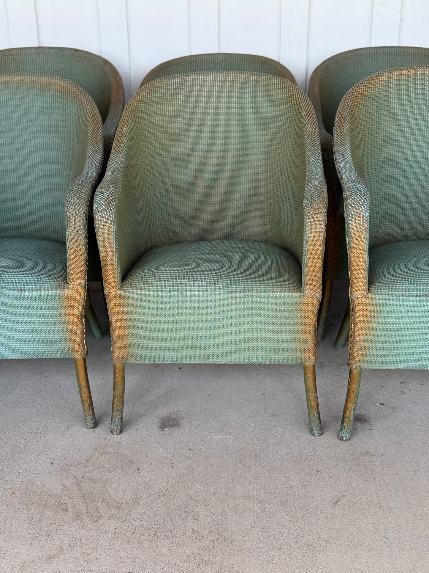 Lloyd Loom Mid-Century Indoor/Outdoor Dining Chair
