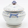 Chinese Export Porcelain Monogrammed Tureen with Lid