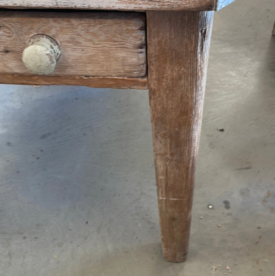 French Style Marble Top Console Table with Two Drawers