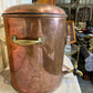 Copper Beverage Dispenser with Brass Spigot Circa 1900