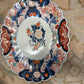Ovoid Scalloped Edge Imari Plate