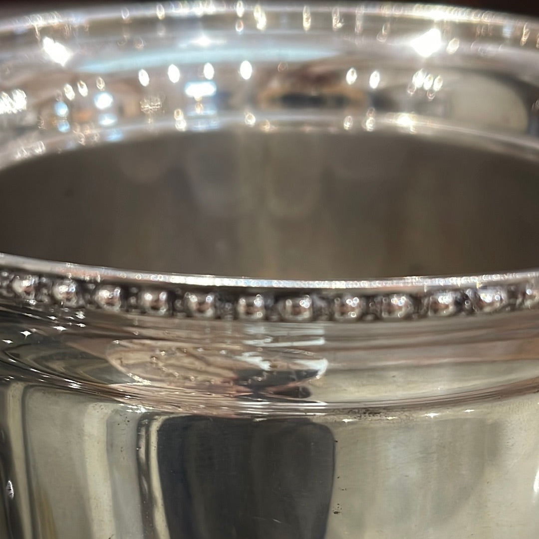 Small Silver Plate Ice Bucket UK 1900
