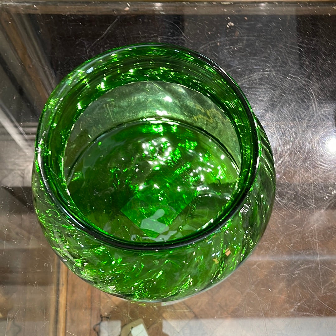 Green Glass Jar