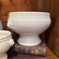 Large Ironstone Lion Bowl on Pedestal