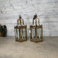 Architectural Brass Hanging Lanterns by Christopher Wray, Sold Individually