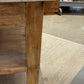 French Style Marble Top Console Table with Two Drawers