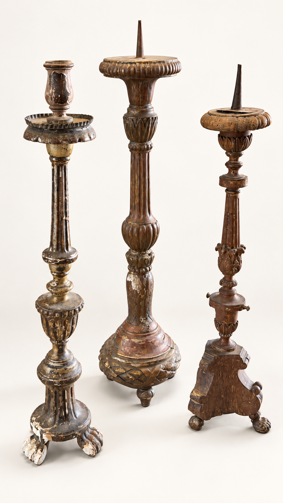Altar Candelabras Circa early 19th Century