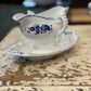 Blue And White Ironstone Gravy Boat