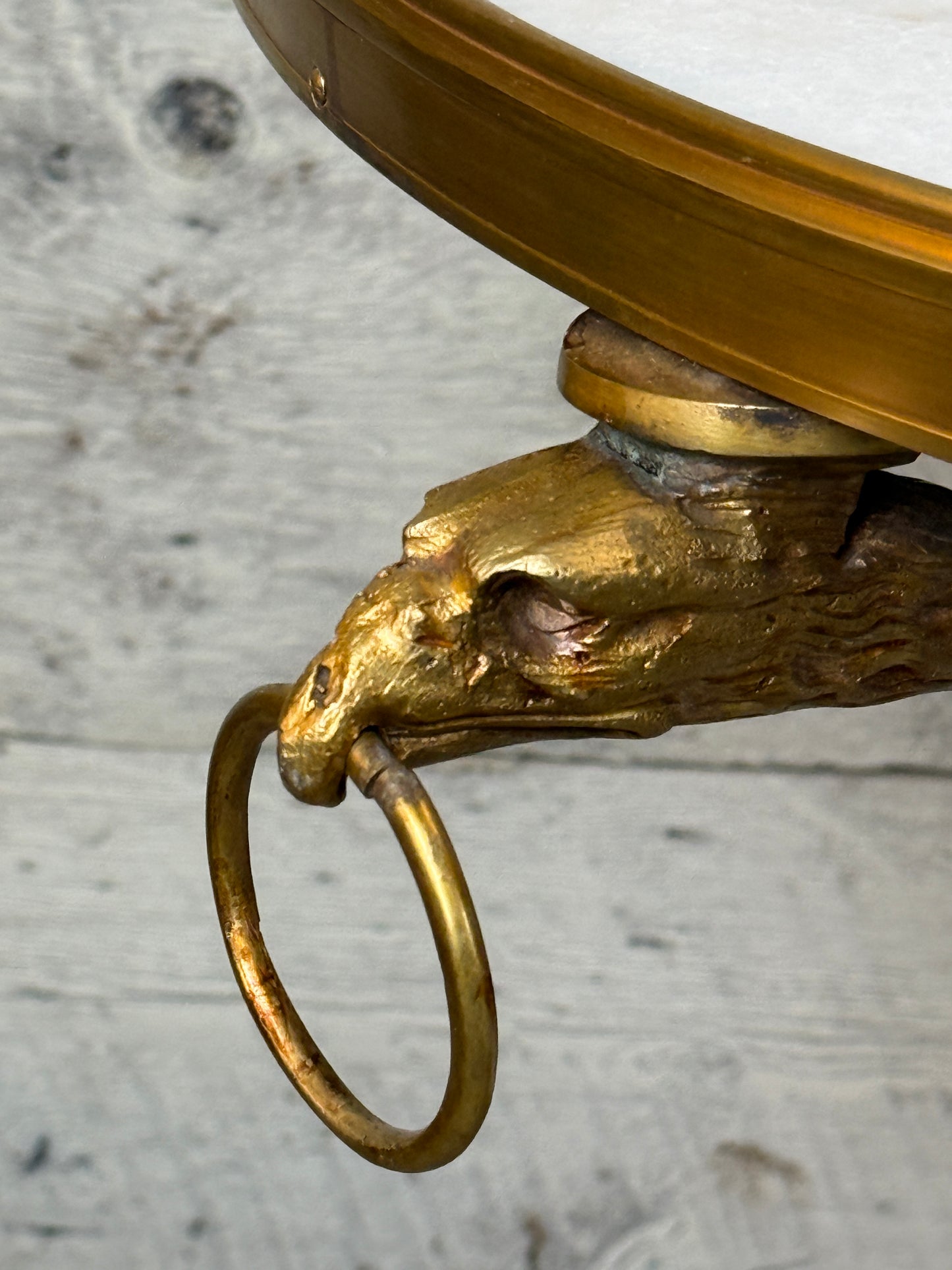 French Neoclassical Style Gilt Bronze and Marble Guéridons or Side Table (Sold Individually)