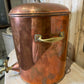 Copper Beverage Dispenser with Brass Spigot Circa 1900