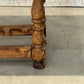 Vintage Expanding Console Dining Table with Folding Extension Leaves
