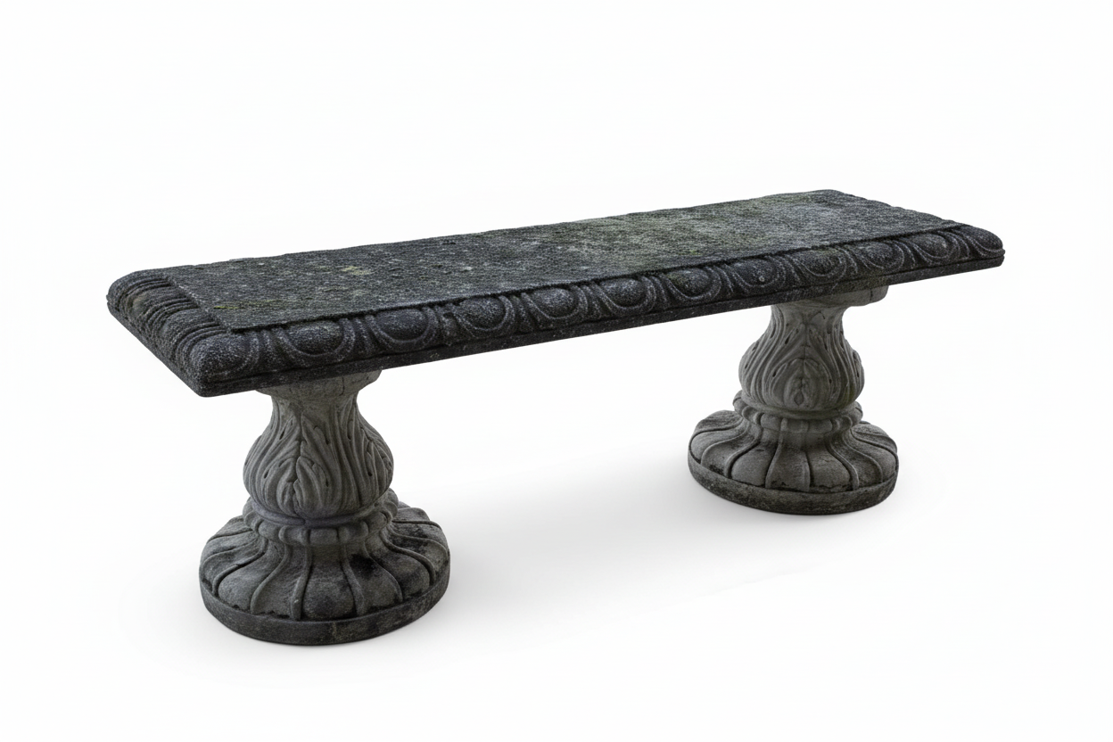 Concrete Garden Bench