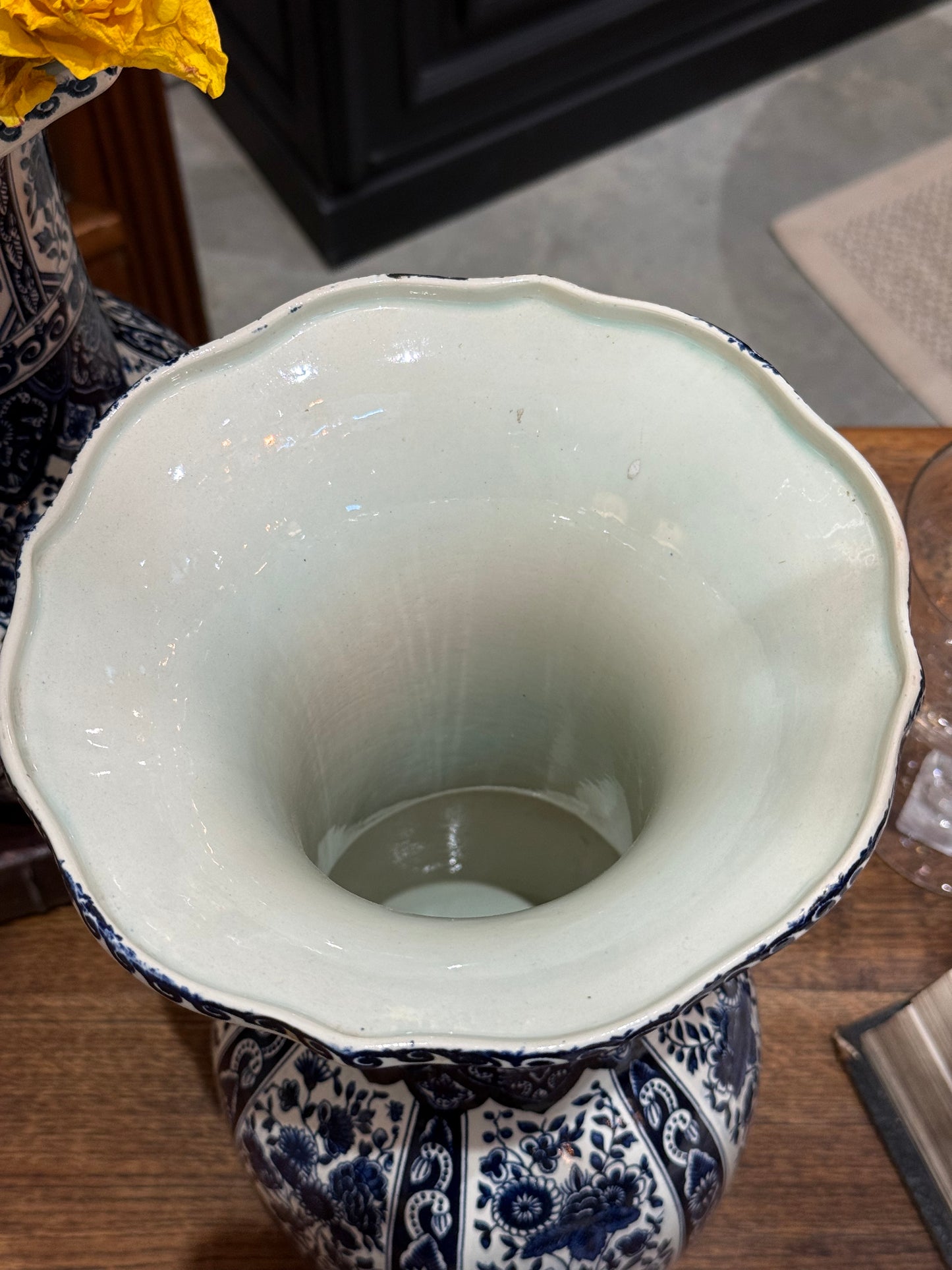 Dutch Blue and White Delft Vase