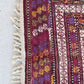#124 Red Rectangular Motif Runner