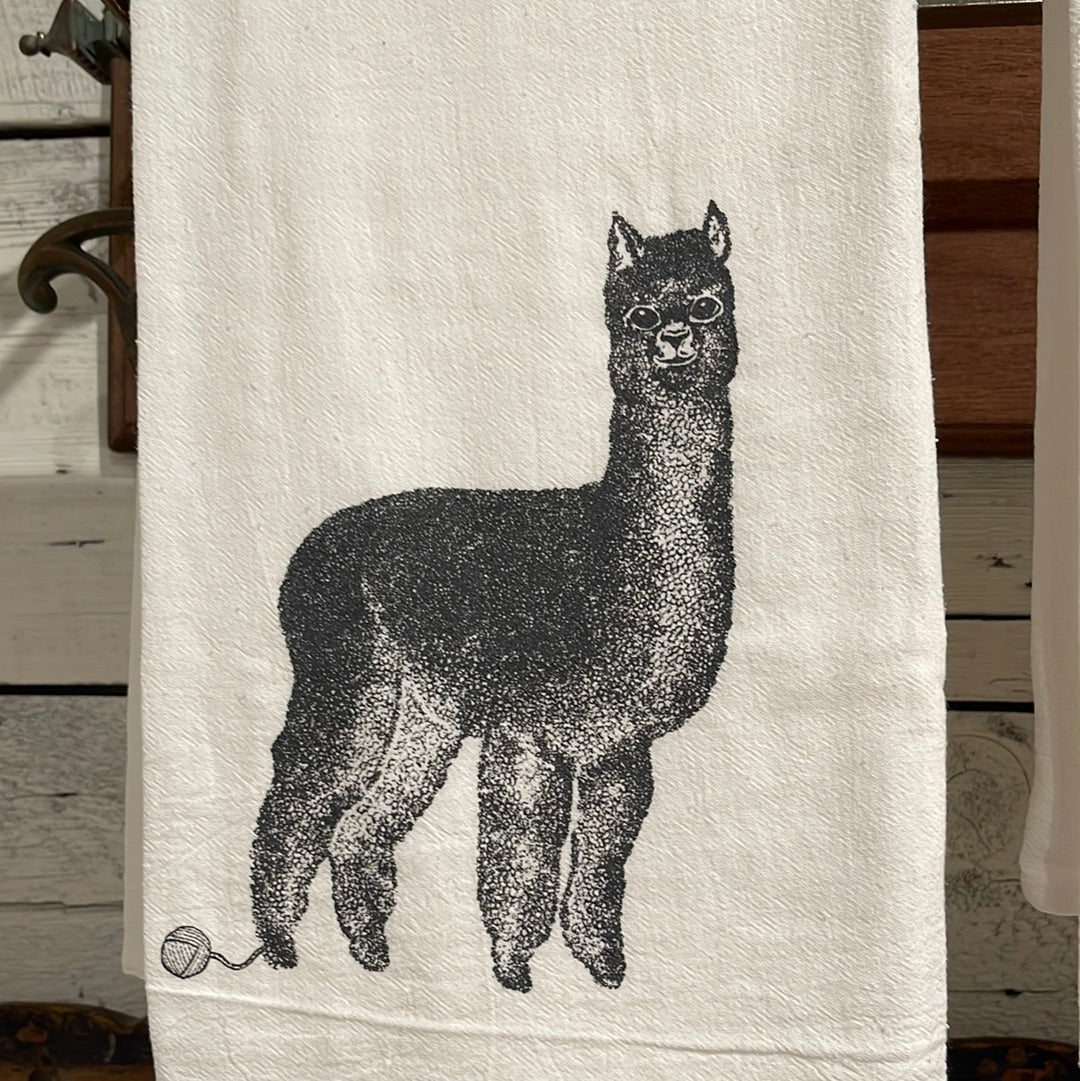 Alpaca Flour Sack Tea Towel