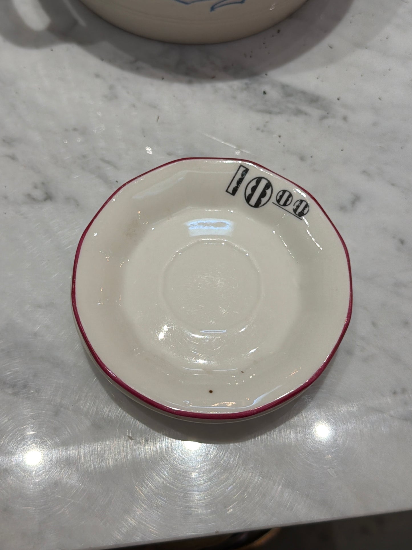 Large French L'Addition Cafe’ Plates