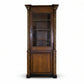 French Pharmacy Cabinet with Architectural Columns and Glass Front