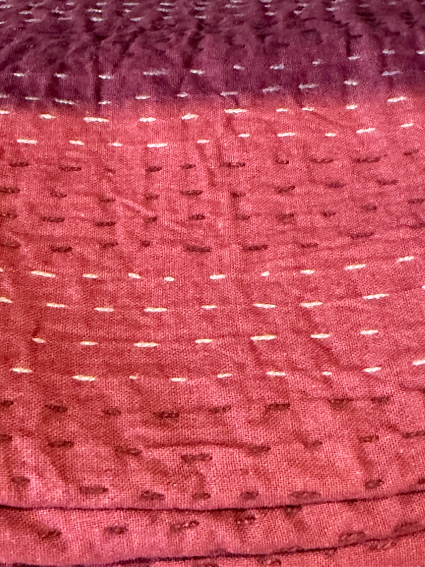 Double Stitched Block Print Kantha Throws